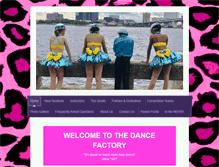 Tablet Screenshot of dancefactoryga.com